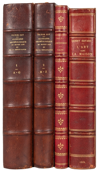  [BINDINGS]. A group of 3 works, including: HARVARD, Henry. ...