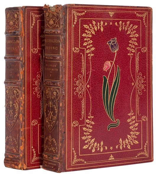  [BINDINGS]. IRVING, Washington (1783–1859). The Life of Oli...