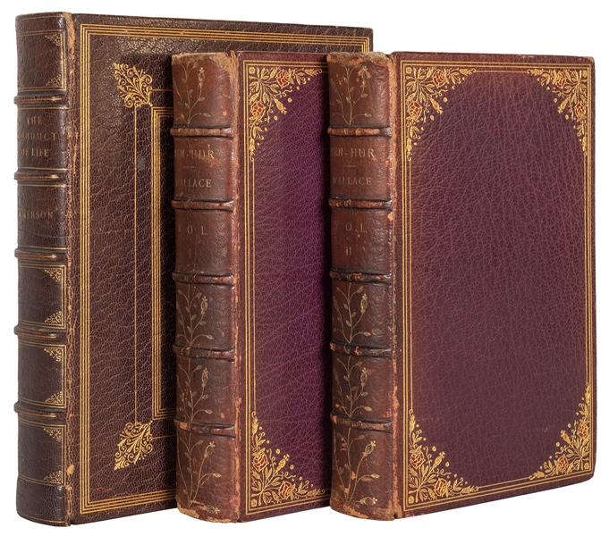  [BINDINGS – MONASTERY HILL]. A pair of works, including: WA...