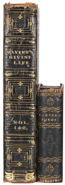  [BINDINGS]. A pair of 19th century works, including: BAXTER...