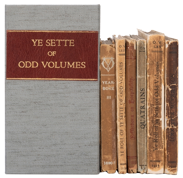  [YE SETTE OF ODD VOLUMES]. A group of 6 issues privately pr...