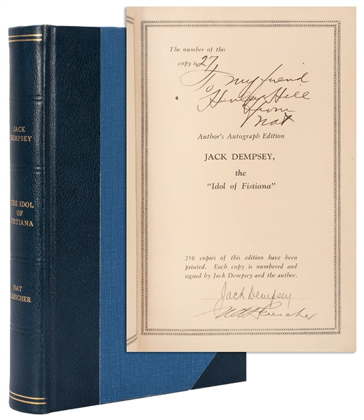  [BOXING]. [DEMPSEY, Jack (1895–1983)]. –– FLEISCHER, Nat (1...