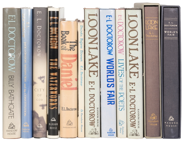  DOCTOROW, E.L. A group of 12 first editions, many signed, i...