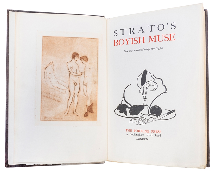  [EROTIC]. Straton of Sardis. Straton’s Boyish Muse. London:...