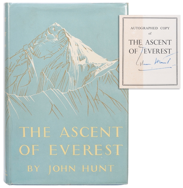  [EXPLORATION]. HUNT, John. The Ascent of Everest. London: H...