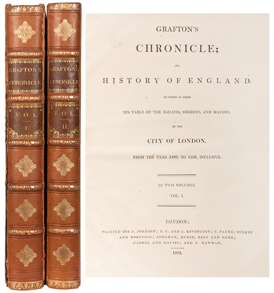  GRAFTON, Richard (d. 1572). Grafton’s Chronicle; or, Histor...