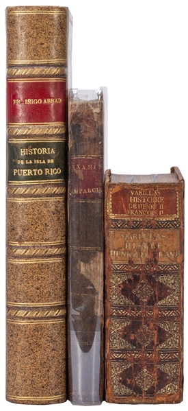  [HISTORY]. A group of three 17th and 19th century volumes, ...