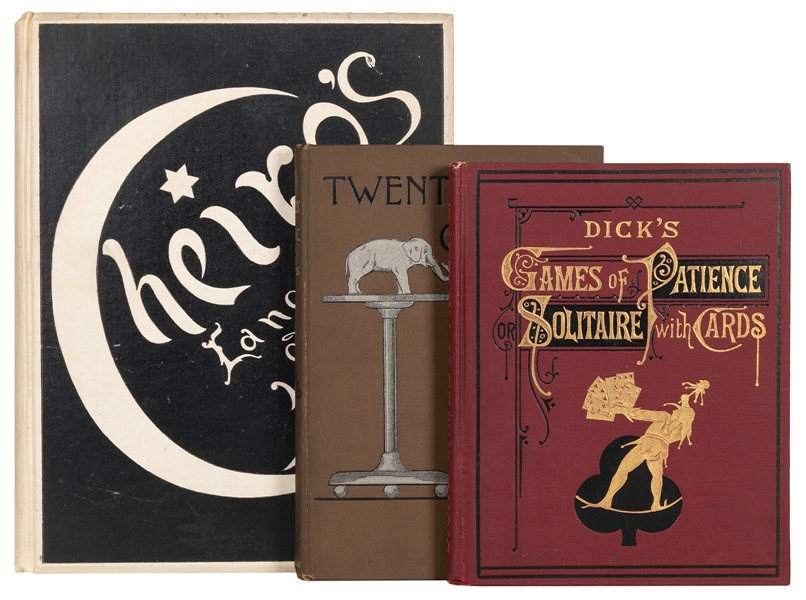  [MAGIC & GAMBLING]. A group of 3 works, including: DICK, Wi...