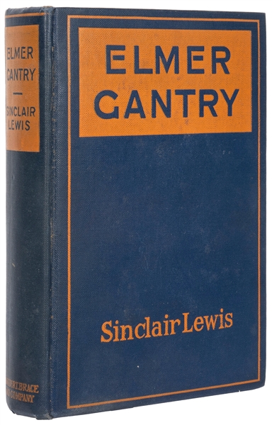  LEWIS, Sinclair (1885–1951). Elmer Gantry. New York: Harcou...