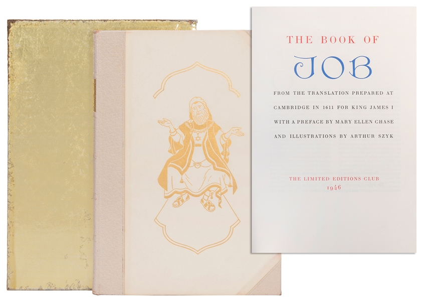  [LIMITED EDITIONS CLUB]. The Book of Job. New York: Limited...