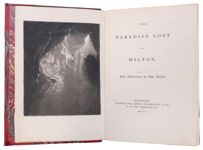  MILTON, John (1608–1674). The Paradise Lost of… London: [J....