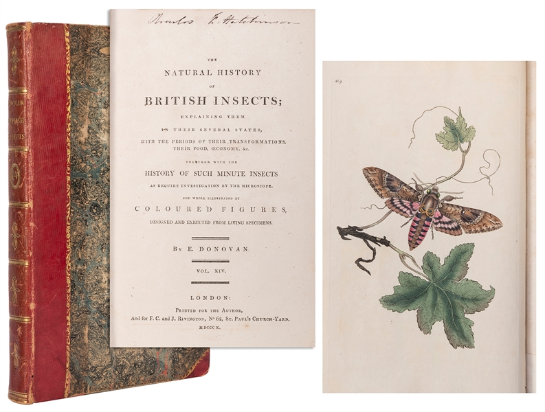  [NATURAL HISTORY]. DONOVAN, Edward (1768–1837). The Natural...