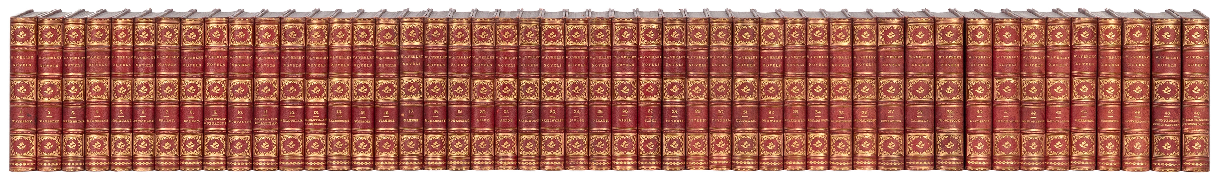  SCOTT, Walter, Sir (1771–1832). The Waverley Novels. Edinbu...