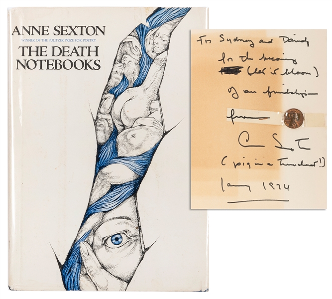  SEXTON, Anne (1928–1974). The Death Notebooks. Boston: Houg...