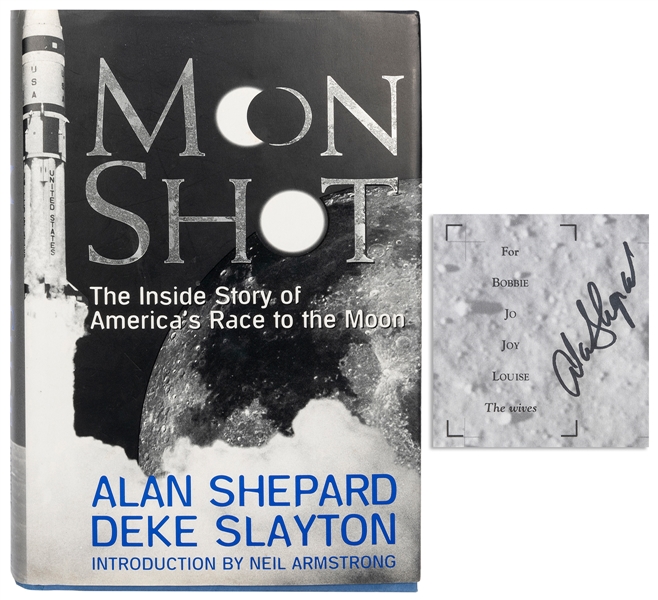  SHEPARD, Alan and Deke SLAYTON. Moon Shot. Introduction by ...