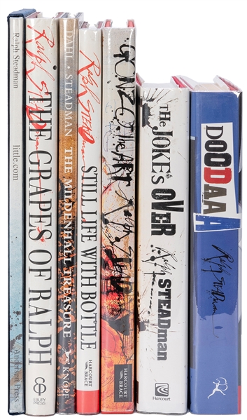  STEADMAN, Ralph. A group of 8 signed titles, including: The...