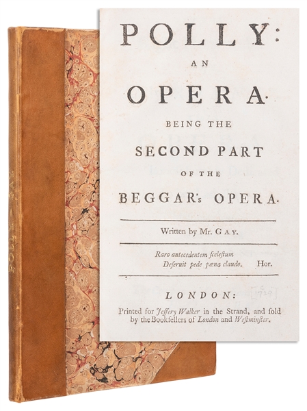  [THEATRE]. GAY, John (1685–1732). Polly: An Opera, being th...