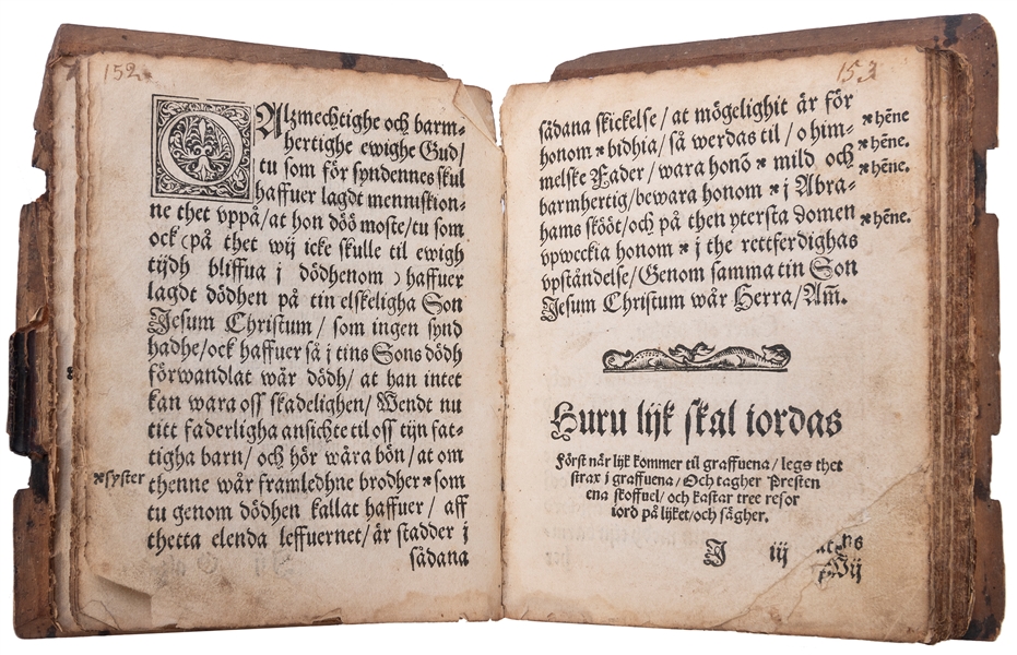  [THEOLOGY]. Early Germanic religious text. Circa 1561. Illu...