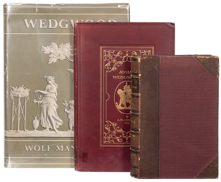  [WEDGWOOD]. A group of 3 volumes on the history of Josiah W...