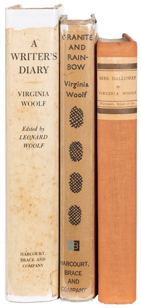  WOOLF, Virginia (1882–1941). A group of 3 volumes, includin...