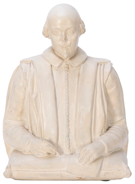  [SHAKESPEARE, William (1564–1616)]. Plaster bust. London: D...