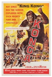  Konga. American International Pictures, 1961. One-sheet (27...
