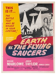  Earth vs. The Flying Saucers. Columbia, 1956. Partial silks...