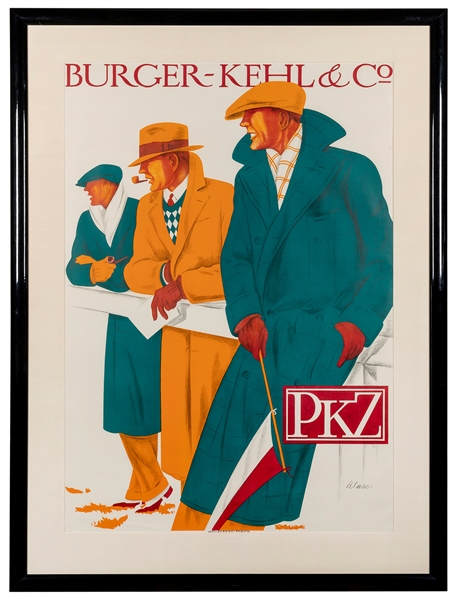  BLASER, Hermann. Burger-Kehl & Co. / PKZ. 1926. Zurich: Wol...