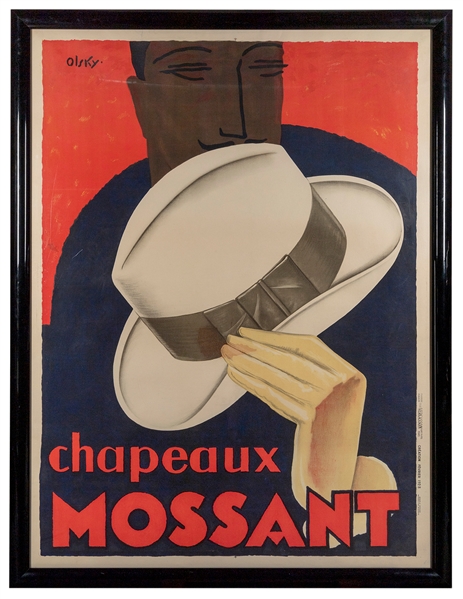 Lot Detail - OLSKY. Chapeaux Mossant. 1928. Paris: Versasson. Wonderful ...