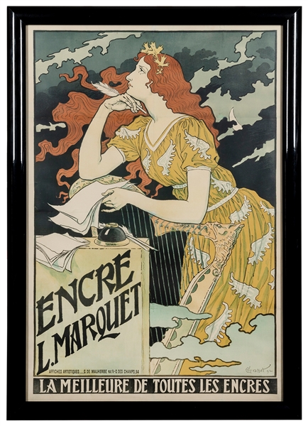  GRASSET, Eugene (1845-1917). Encre L. Marquet. 1892. Paris:...