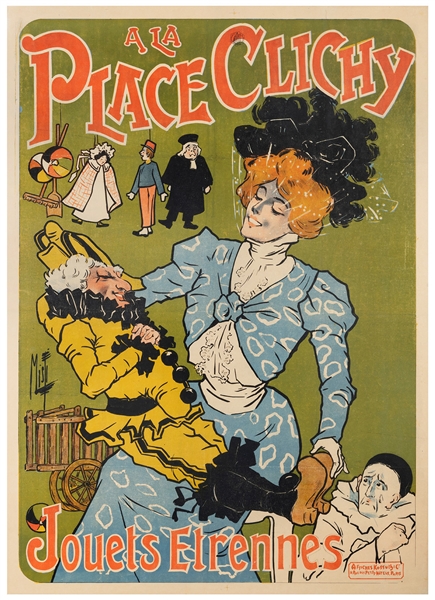  MISTI (Ferdinand Mifliez, 1865-1923). A La Place Clichy / J...