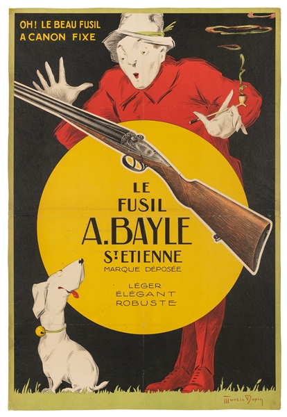  DUPIN, Martin. Le Fusil A. Bayle St. Etienne. Circa 1930s. ...