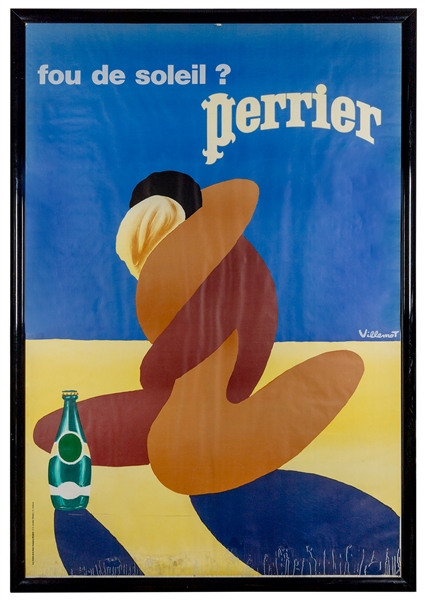  VILLEMOT, Bernard (1911-1989). Perrier. 1980. Paris: S.E. L...