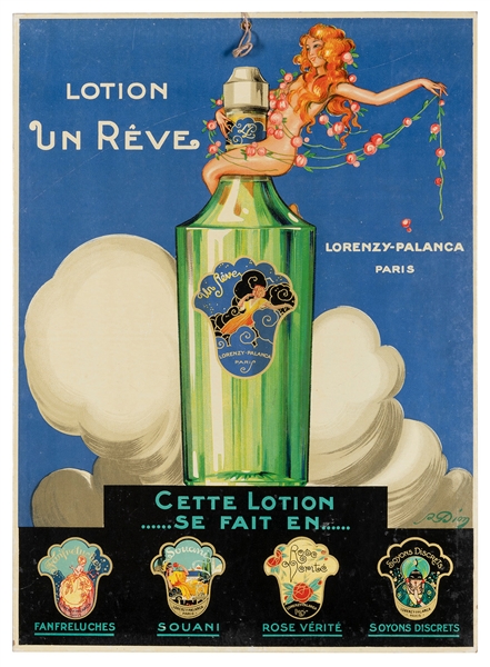  DION, R. Lotion un Reve / Lorenzy-Palanca Paris. France, 19...