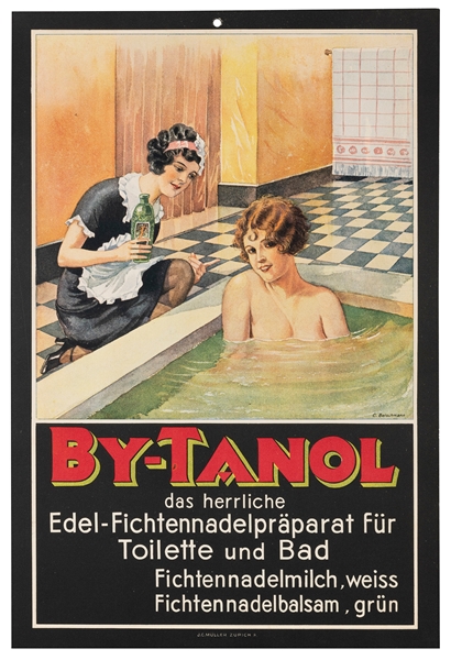  BETSCHMANN, C. By-Tanol. Zurich: J.C. Muller, ca. 1920s. Li...