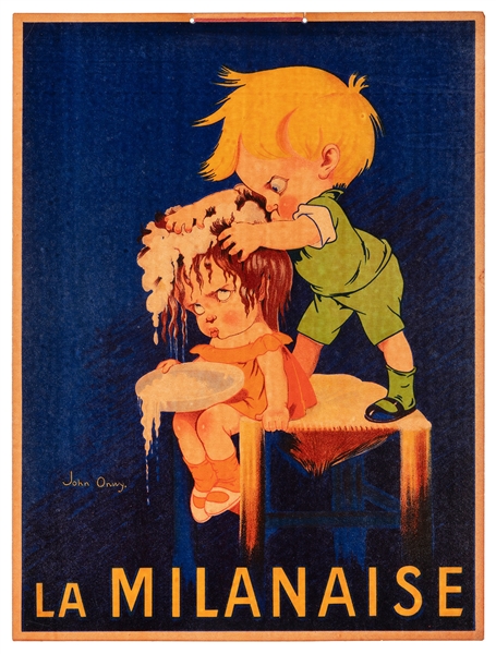  ONWY, John. La Milanaise. France, ca. 1920s. Lithograph han...