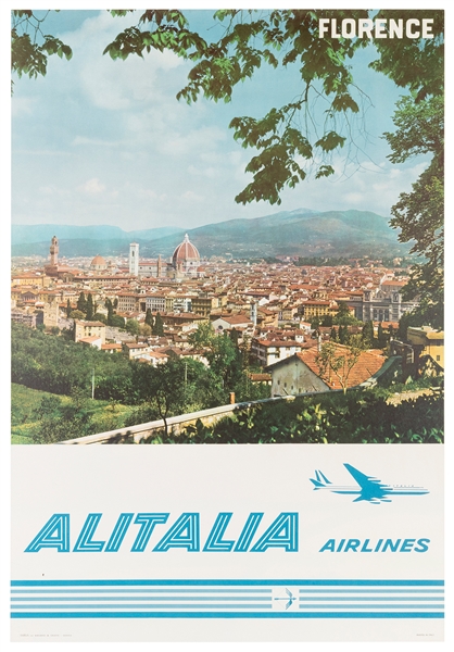  Alitalia Airlines / Florence. Genova: Barabino & Graeve, 19...