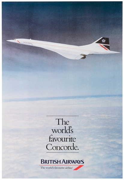  British Airways / The World’s Favourite Concorde. Circa 198...