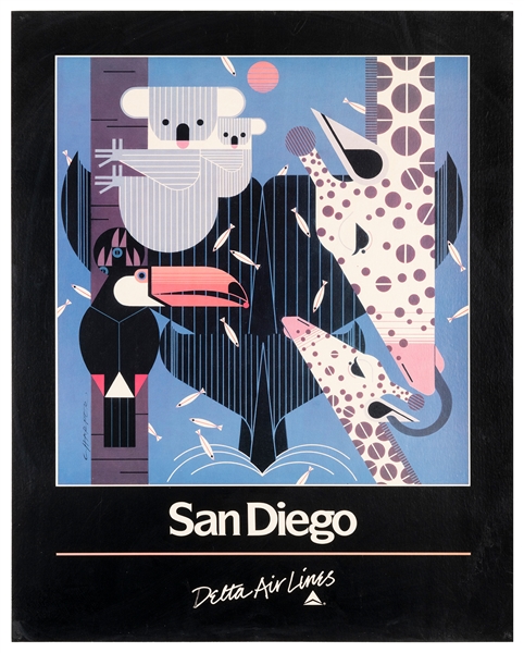  HARPER, Charley (1922-2007). Delta Airlines / San Diego. Ci...