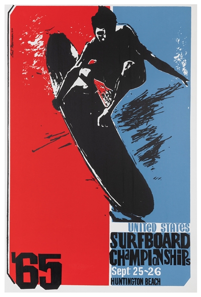  NEWMAN, Earl (b. 1930). United States Surfboard Championshi...