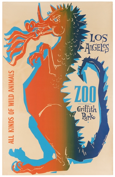  NEWMAN, Earl (b. 1930). Los Angeles Zoo / All Kinds of Wild...