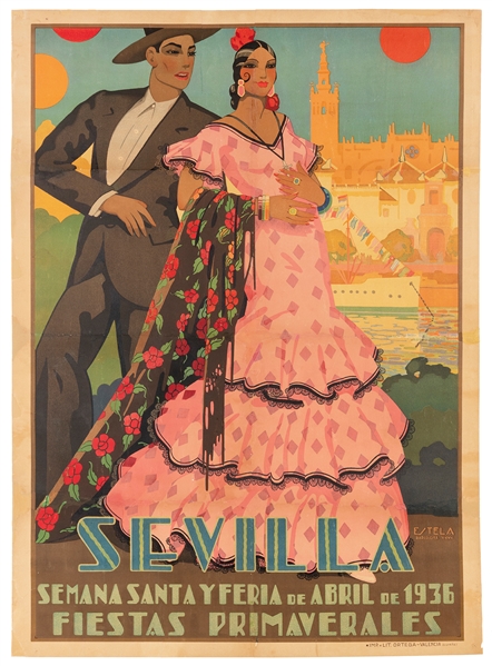  ESTELA-ANTON, Enrique. Sevilla / Fiestas Primaverales. 1936...