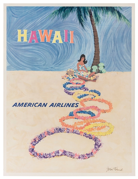  FEHMIL, John. Hawaii / American Airlines. Circa 1950s. A yo...