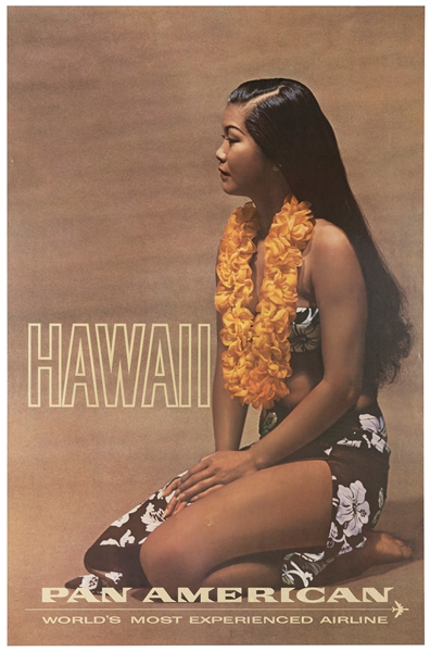  Hawaii / Pan American. Circa 1960s. Color photographic post...