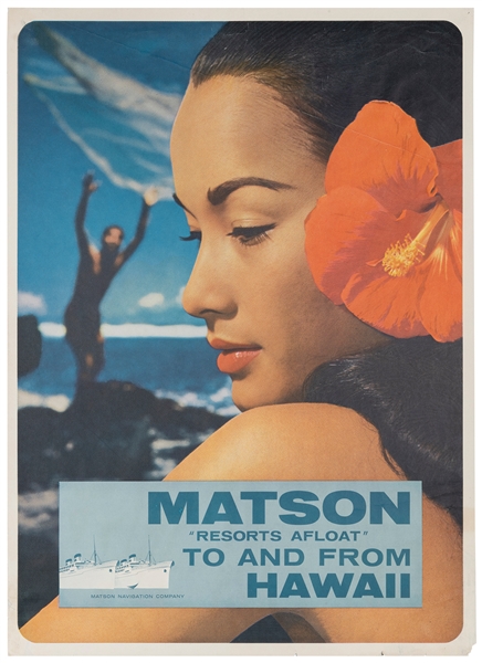  Matson Resorts Afloat To and From Hawaii. Circa 1960s. Crui...