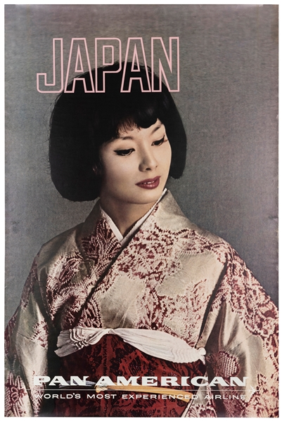 Japan / Pan American. Circa 1960s. Photographic poster from...