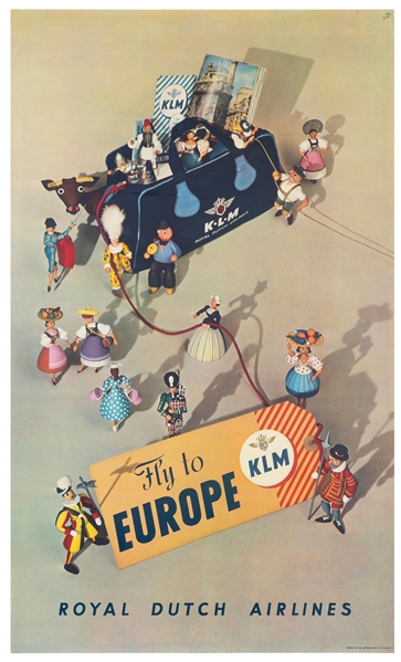  KLM Airlines / Fly to Europe. Various Dutch and European fi...