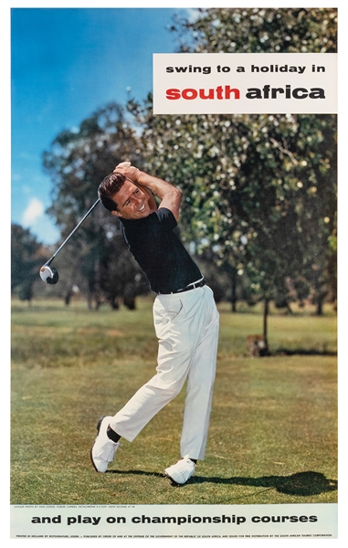  [GOLF]. Swing to a Holiday in South Africa. Holland, 1960s....