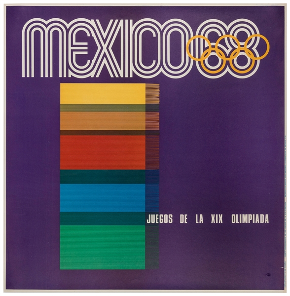  Mexico 68 / Juegos de la XIX Olimpiada. Poster for the 1968...