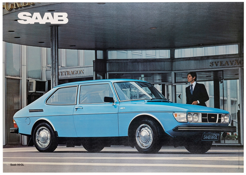  Saab 99 GL. Sweden: Tema/Palmeblads, ca. 1980s. Showroom po...